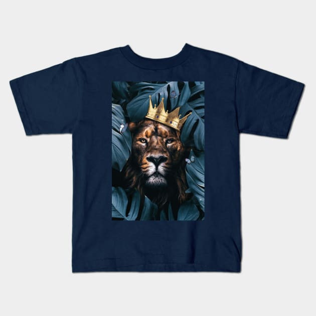 Lion king Kids T-Shirt by sidomatic